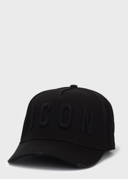 Мужская кепка Dsquared2 Icon черного цвета, фото